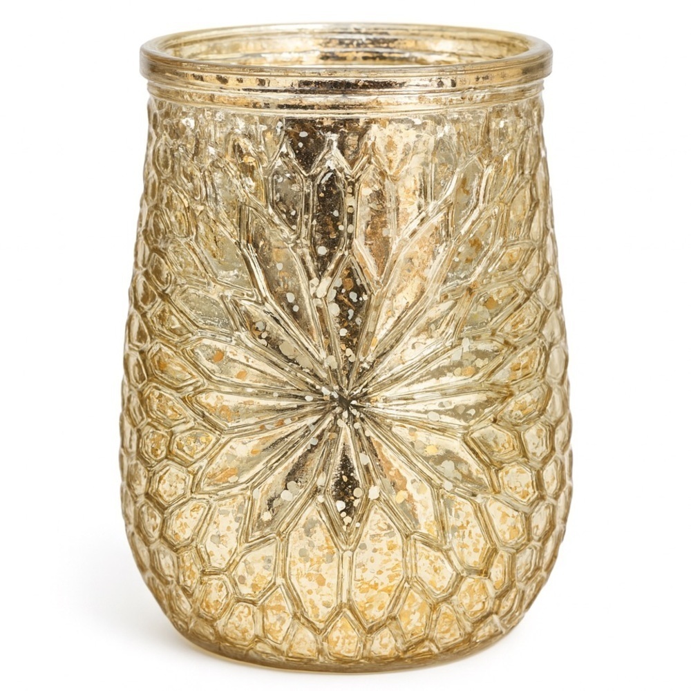 Gold Etched Vase